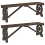 Garden benches 2 units solid fir wood by , Garden chairs - Ref: Foro24-3207136, Price: 196,79 €, Discount: %