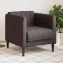 Sillón de tela marrón oscuro de , Sofás - Ref: Foro24-372598, Precio: 123,76 €, Descuento: %