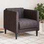 Sillón de tela marrón oscuro de , Sofás - Ref: Foro24-372598, Precio: 132,10 €, Descuento: %