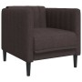 Sillón de tela marrón oscuro de , Sofás - Ref: Foro24-372598, Precio: 132,10 €, Descuento: %