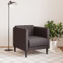 Sillón de tela marrón oscuro de , Sofás - Ref: Foro24-372598, Precio: 132,10 €, Descuento: %