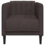 Sillón de tela marrón oscuro de , Sofás - Ref: Foro24-372598, Precio: 123,76 €, Descuento: %