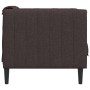 Sillón de tela marrón oscuro de , Sofás - Ref: Foro24-372598, Precio: 132,10 €, Descuento: %