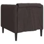Sillón de tela marrón oscuro de , Sofás - Ref: Foro24-372598, Precio: 123,76 €, Descuento: %