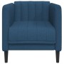 Sillón de tela azul de , Sofás - Ref: Foro24-372601, Precio: 161,46 €, Descuento: %