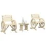 Gartenmöbel-Set 3-teilig aus massivem Tannenholz von , Gartensets - Ref: Foro24-3207129, Preis: 248,56 €, Rabatt: %
