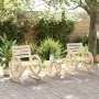 Gartenmöbel-Set 3-teilig aus massivem Tannenholz von , Gartensets - Ref: Foro24-3207129, Preis: 248,56 €, Rabatt: %