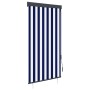 Blau-weißes Außenrollo 80x250 cm von vidaXL, Jalousien und Jalousien - Ref: Foro24-145949, Preis: 42,70 €, Rabatt: %
