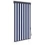 Estor enrollable de exterior azul y blanco 80x250 cm de vidaXL, Persianas y estores - Ref: Foro24-145949, Precio: 42,11 €, De...