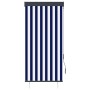 Blau-weißes Außenrollo 80x250 cm von vidaXL, Jalousien und Jalousien - Ref: Foro24-145949, Preis: 42,70 €, Rabatt: %