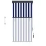 Estor enrollable de exterior azul y blanco 80x250 cm de vidaXL, Persianas y estores - Ref: Foro24-145949, Precio: 42,11 €, De...