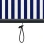 Estor enrollable de exterior azul y blanco 80x250 cm de vidaXL, Persianas y estores - Ref: Foro24-145949, Precio: 42,11 €, De...