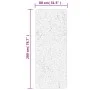 PAMPLONA moderner Langflorteppich Schwarz und Creme 80x200 cm von , Teppiche - Ref: Foro24-375406, Preis: 32,72 €, Rabatt: %
