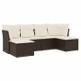 Set sofás de jardín 6 piezas y cojines ratán sintético marrón de , Conjuntos de jardín - Ref: Foro24-3218013, Precio: 356,99 ...