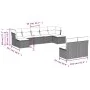 9-teiliges Gartensofa-Set und braune synthetische Rattankissen von , Gartensets - Ref: Foro24-3218273, Preis: 531,11 €, Rabat...