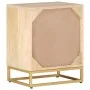 Nachttisch aus massivem Mangoholz und Eisen, 40 x 30 x 50 cm von , Nachttische - Ref: Foro24-372009, Preis: 77,34 €, Rabatt: %