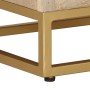 Nachttisch aus massivem Mangoholz und Eisen, 40 x 30 x 50 cm von , Nachttische - Ref: Foro24-372009, Preis: 78,03 €, Rabatt: %