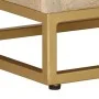 Nachttisch aus massivem Mangoholz und Eisen, 40 x 30 x 50 cm von , Nachttische - Ref: Foro24-372009, Preis: 77,34 €, Rabatt: %