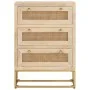 Chest of drawers solid mango wood and iron 55x30x76 cm by , Lockers and storage cabinets - Ref: Foro24-372021, Price: 184,80 ...