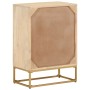Cómoda madera maciza de mango y hierro 55x30x76 cm de , Taquillas y armarios de almacenamiento - Ref: Foro24-372021, Precio: ...