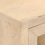Chest of drawers solid mango wood and iron 55x30x76 cm by , Lockers and storage cabinets - Ref: Foro24-372021, Price: 184,80 ...