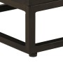 Solid mango wood and black iron bedside table 40x30x50 cm by , Nightstands - Ref: Foro24-371999, Price: 79,94 €, Discount: %