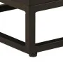 Solid mango wood and black iron bedside table 40x30x50 cm by , Nightstands - Ref: Foro24-371999, Price: 79,24 €, Discount: %