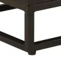 Solid mango wood and black iron TV cabinet 110x30x40 cm by , CD and DVD storage - Ref: Foro24-372002, Price: 140,43 €, Discou...