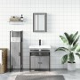 Sonoma gray plywood 3-piece bathroom furniture set by , Bathroom furniture - Ref: Foro24-3214818, Price: 152,44 €, Discount: %