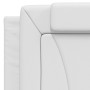 Cama con colchón cuero sintético blanco 100x200 cm de , Camas y somieres - Ref: Foro24-3208776, Precio: 303,20 €, Descuento: %
