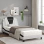 Bett mit schwarz-weißer Kunstledermatratze 90x200 cm von , Betten und Lattenroste - Ref: Foro24-3208774, Preis: 273,80 €, Rab...