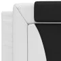 Bed with black and white synthetic leather mattress 90x200 cm by , Beds and slatted bases - Ref: Foro24-3208774, Price: 290,4...