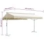 Cream free standing awning 600x300 cm by vidaXL, Umbrellas - Ref: Foro24-145884, Price: 345,91 €, Discount: %