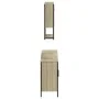 Set de muebles de baño 3 pzas madera contrachapada roble Sonoma de , Muebles de baño - Ref: Foro24-3214671, Precio: 163,05 €,...