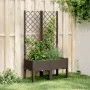 Pflanzgefäß mit braunem PP-Gitter 80x40x142 cm von , Töpfe und Pflanzgefäße - Ref: Foro24-367925, Preis: 80,59 €, Rabatt: %