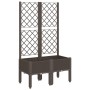 Pflanzgefäß mit braunem PP-Gitter 80x40x142 cm von , Töpfe und Pflanzgefäße - Ref: Foro24-367925, Preis: 81,87 €, Rabatt: %