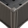 Planter with brown PP trellis 80x40x142 cm by , Pots and planters - Ref: Foro24-367925, Price: 81,87 €, Discount: %
