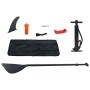 Rot-weißes aufblasbares SUP-Paddel-Surfbrett-Set von vidaXL, Paddleboards - Ref: Foro24-92201, Preis: 151,44 €, Rabatt: %
