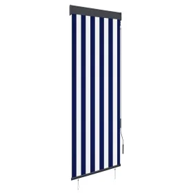 Blau-weißes Außenrollo 60x250 cm von vidaXL, Jalousien und Jalousien - Ref: Foro24-145943, Preis: 38,16 €, Rabatt: %