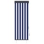 Blau-weißes Außenrollo 60x250 cm von vidaXL, Jalousien und Jalousien - Ref: Foro24-145943, Preis: 38,68 €, Rabatt: %