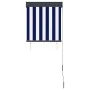 Blau-weißes Außenrollo 60x250 cm von vidaXL, Jalousien und Jalousien - Ref: Foro24-145943, Preis: 38,68 €, Rabatt: %