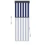 Blau-weißes Außenrollo 60x250 cm von vidaXL, Jalousien und Jalousien - Ref: Foro24-145943, Preis: 38,68 €, Rabatt: %