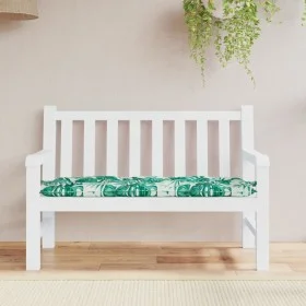 Garden bench cushion Oxford fabric leaves print 120x50x7 cm by , Cushions for chairs and sofas - Ref: Foro24-378951, Price: 2...