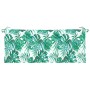 Garden bench cushion Oxford fabric leaves print 120x50x7 cm by , Cushions for chairs and sofas - Ref: Foro24-378951, Price: 2...