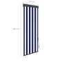 Blau-weißes Außenrollo 60x250 cm von vidaXL, Jalousien und Jalousien - Ref: Foro24-145943, Preis: 38,68 €, Rabatt: %