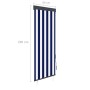 Blau-weißes Außenrollo 60x250 cm von vidaXL, Jalousien und Jalousien - Ref: Foro24-145943, Preis: 38,68 €, Rabatt: %