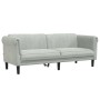 3-Sitzer-Sofa aus hellgrauem Samt von , Sofas - Ref: Foro24-372585, Preis: 224,62 €, Rabatt: %