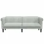 Sofá de 3 plazas terciopelo gris claro de , Sofás - Ref: Foro24-372585, Precio: 222,57 €, Descuento: %