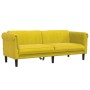 3-Sitzer-Sofa aus gelbem Samt von , Sofas - Ref: Foro24-372591, Preis: 272,94 €, Rabatt: %