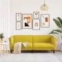 Yellow velvet 3-seater sofa by , Sofas - Ref: Foro24-372591, Price: 268,54 €, Discount: %